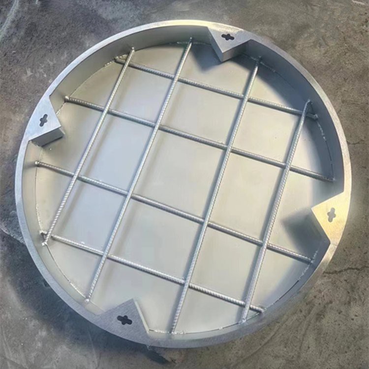 Stainless steel invisible manhole cover and cover plate